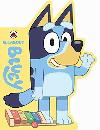 Bluey: All About Bluey: A Bluey-Shaped Board – Board book, by Bluey – Very Good
