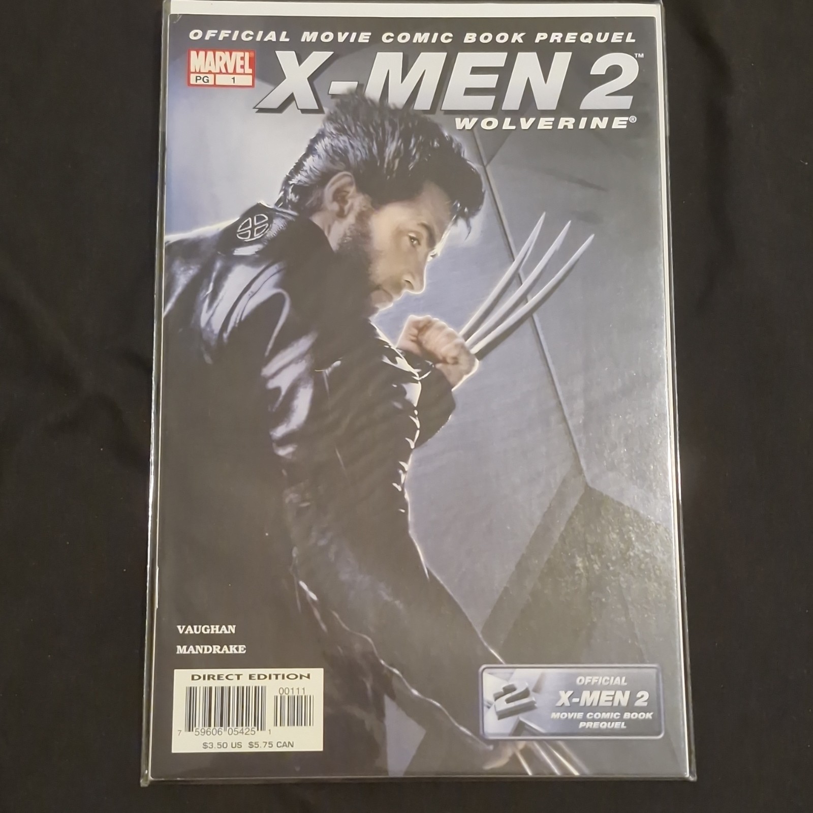 Marvel X-Men 2: Wolverine #1 Direct Edition 2003 Vaughan Mandrake