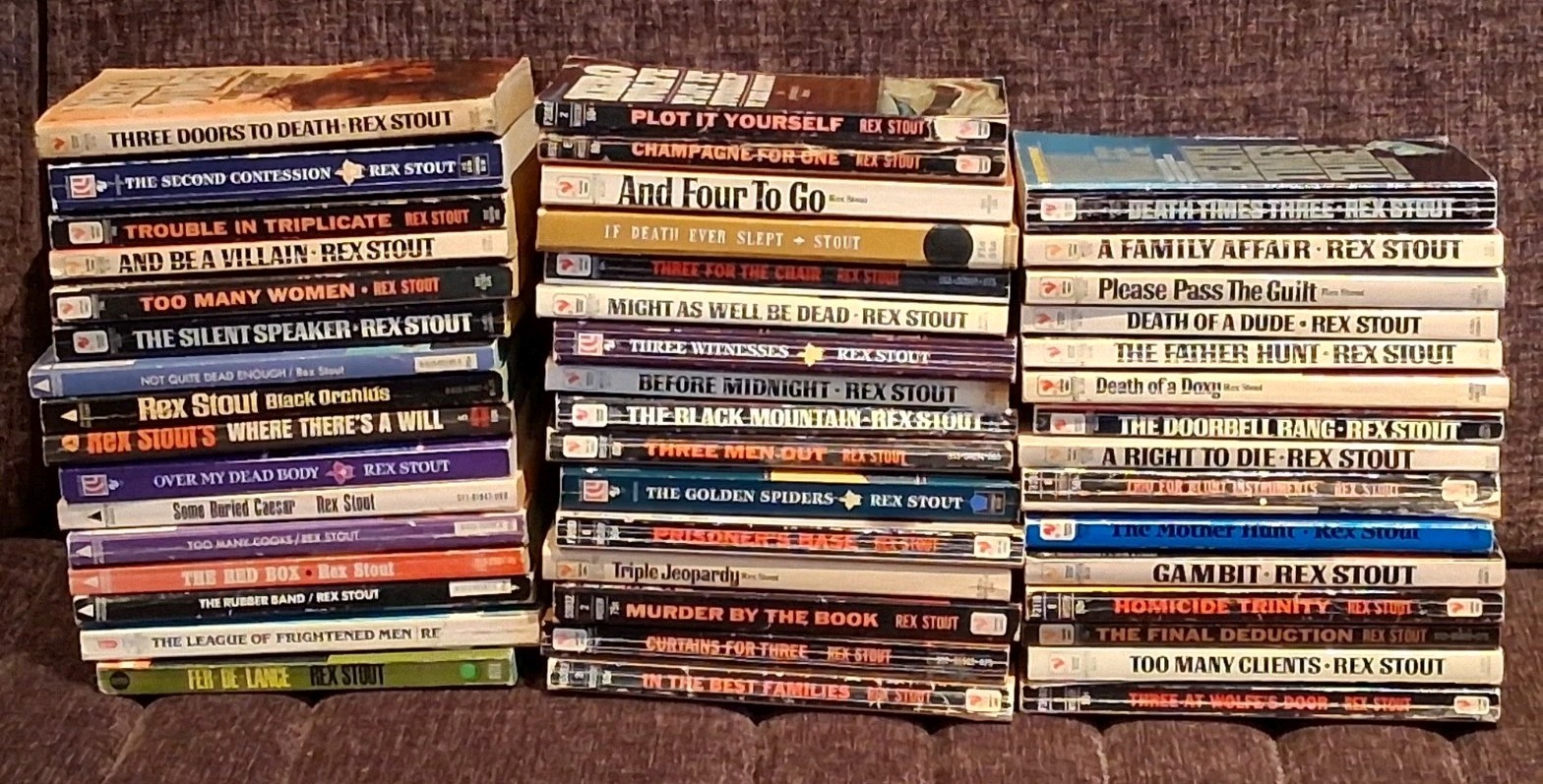 Rex Stout Nero Wolfe COMPLETE SET 47 books good condition