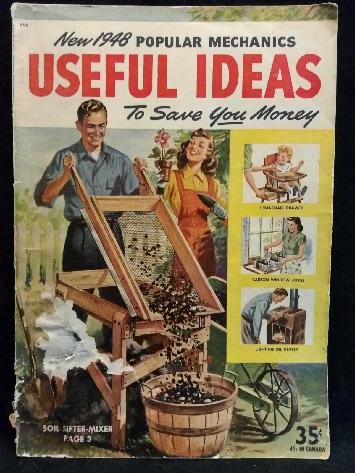 1948 Popular Mechanics Magazine Presents Useful Ideas To Save You Money 1947
