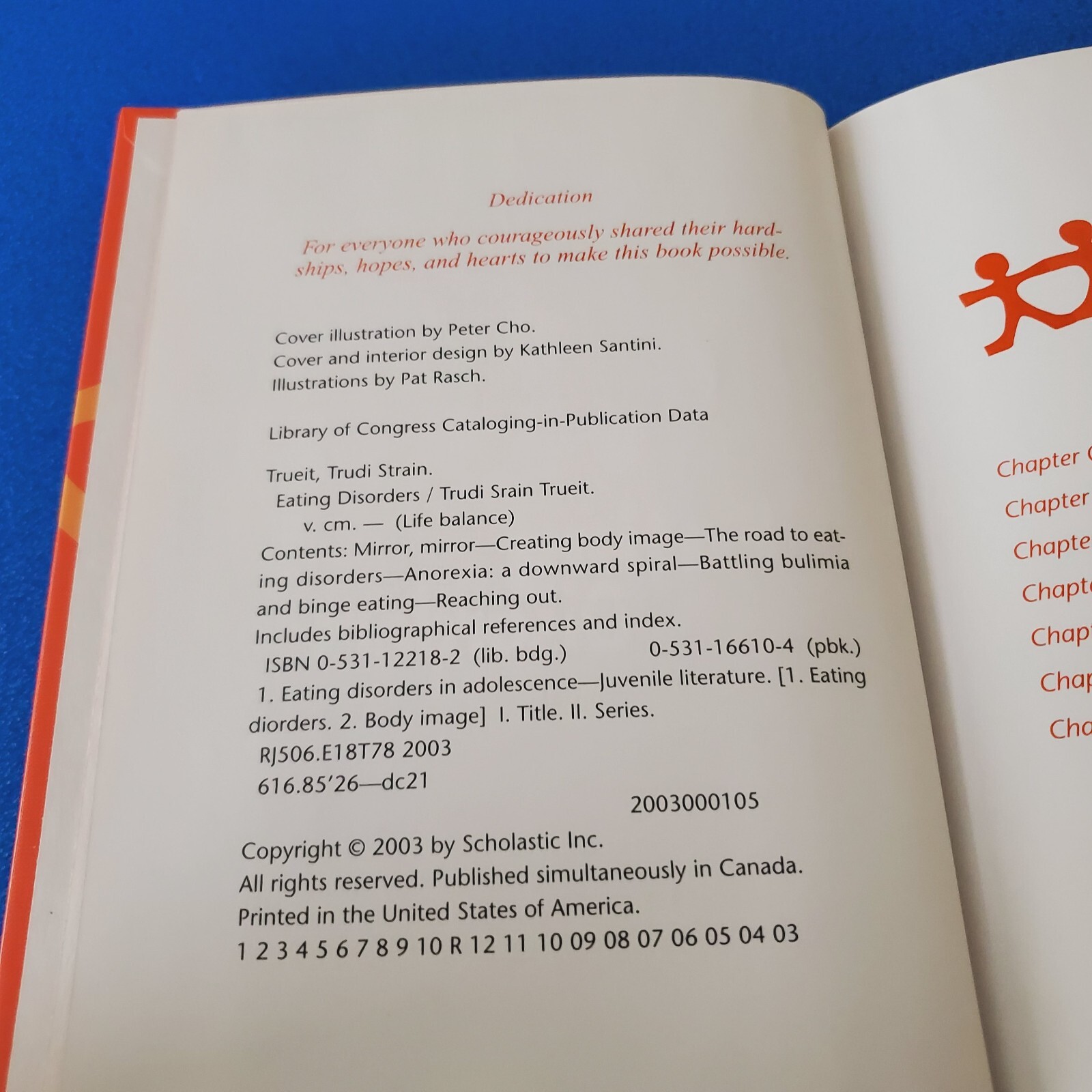 EATING DISORDERS HARDCOVER CHILDREN’S MENTAL ILLNESS REFERENCE BOOK SHIPS FREE
