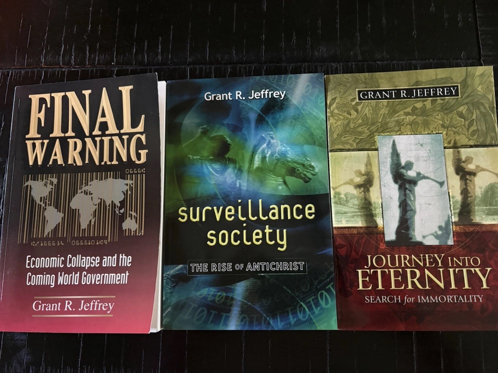 Grant R. Jeffrey End Times Christian Prophecy Book Lot of 3 Paperback Books