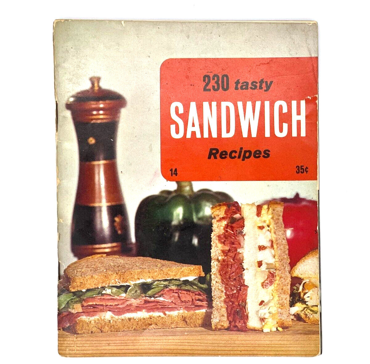230 Tasty Sandwich Recipe Cookbook Culinary Arts Institute Vintage 1969-48 pages