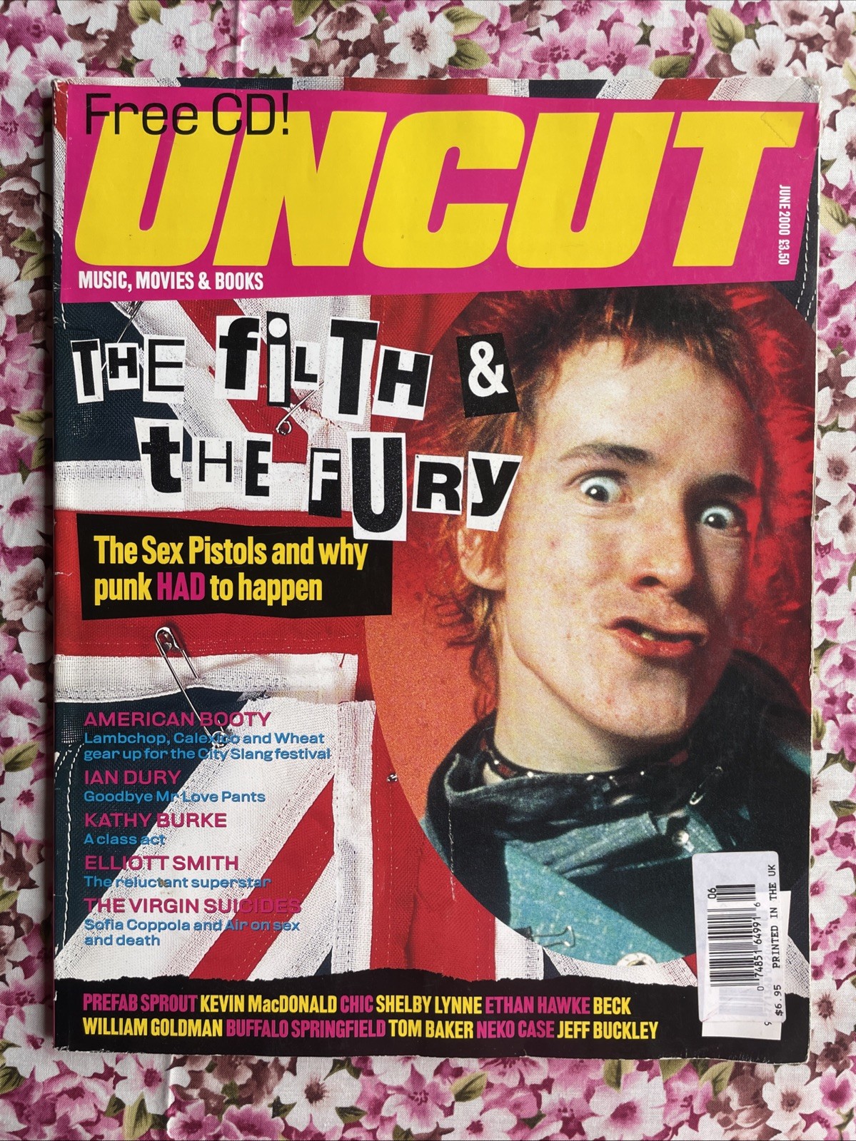 Uncut Magazine ~ June 2000 (British Mag, Sex Pistols, Elliott Smith, Neko Case)