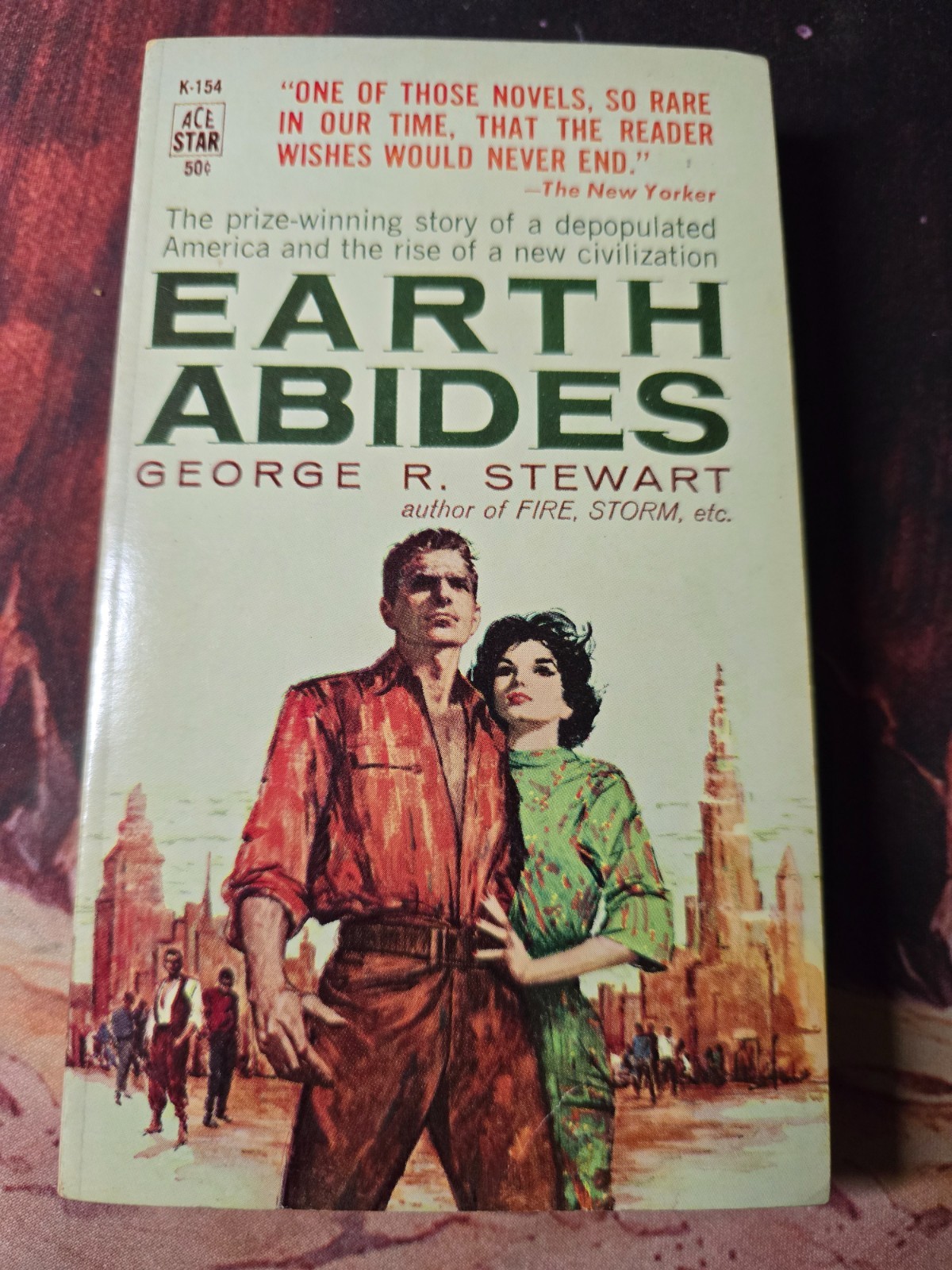 Earth Abides by George R. Stewart (Ace Star 1962 Paperback) Vintage Science Fic