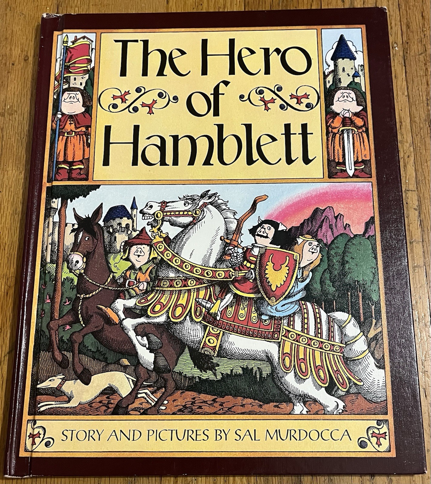 THE HERO OF HAMBLETT : by Sal Murdocca : pigs : vintage