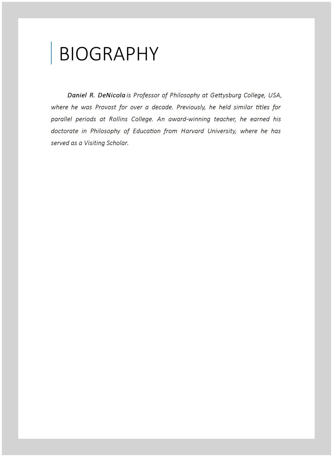 Learning to Flourish : A Philosophical Exploration of Liberal Education, Pape…