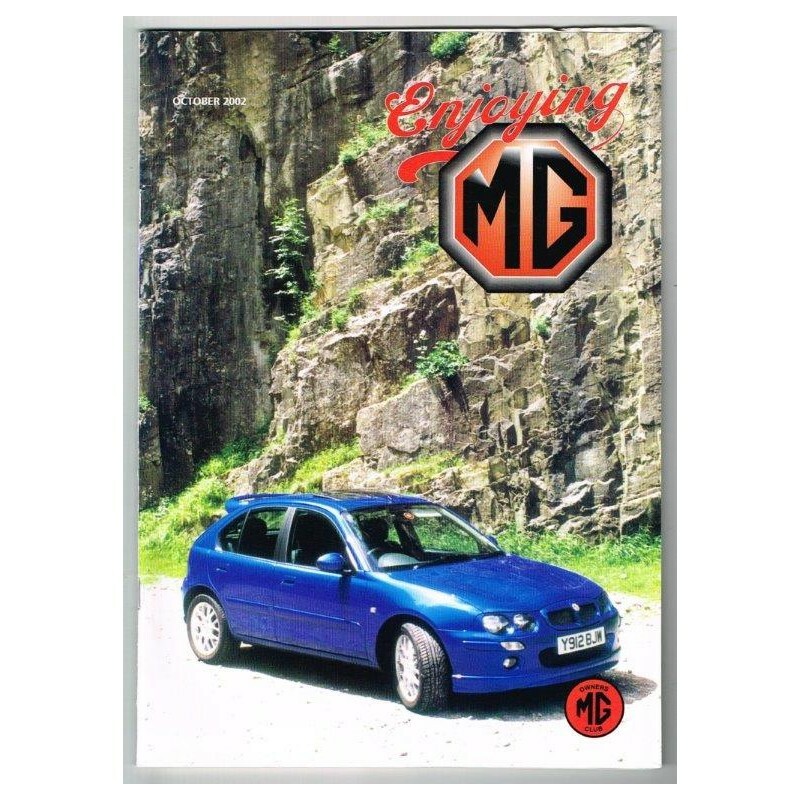 Enjoying MG Magazine October 2002 mbox3634/i MG Owners Club