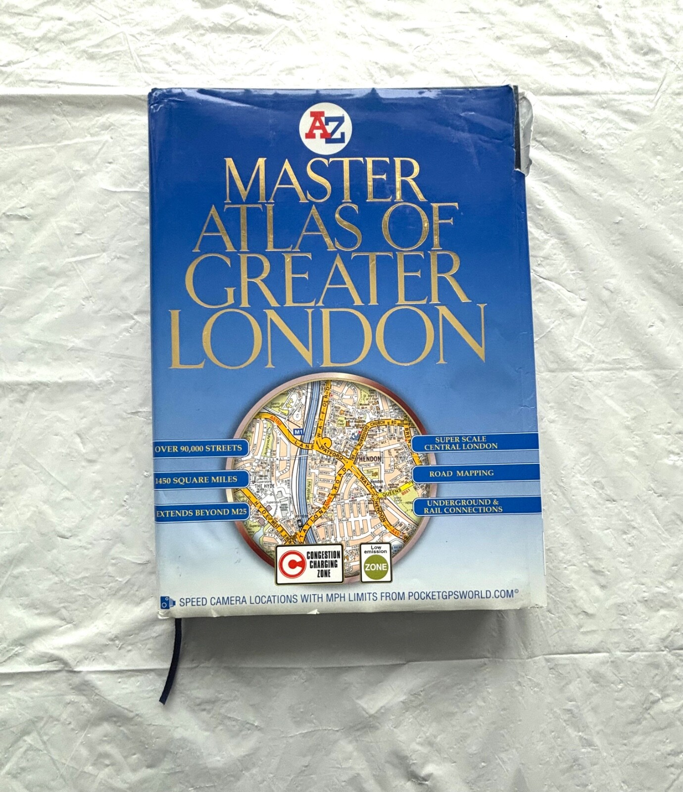 AZ Master Atlas of Greater London Hardback 2009 424 Pages Collectable Preowned