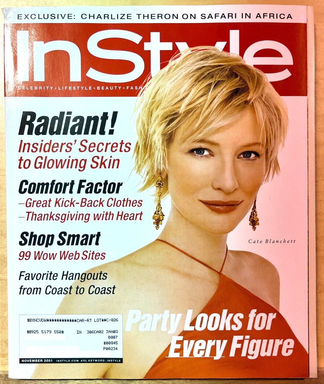 CATE BLANCHETT – InStyle Mag Nov 2001 – THERON – BRITNEY – 450 pages