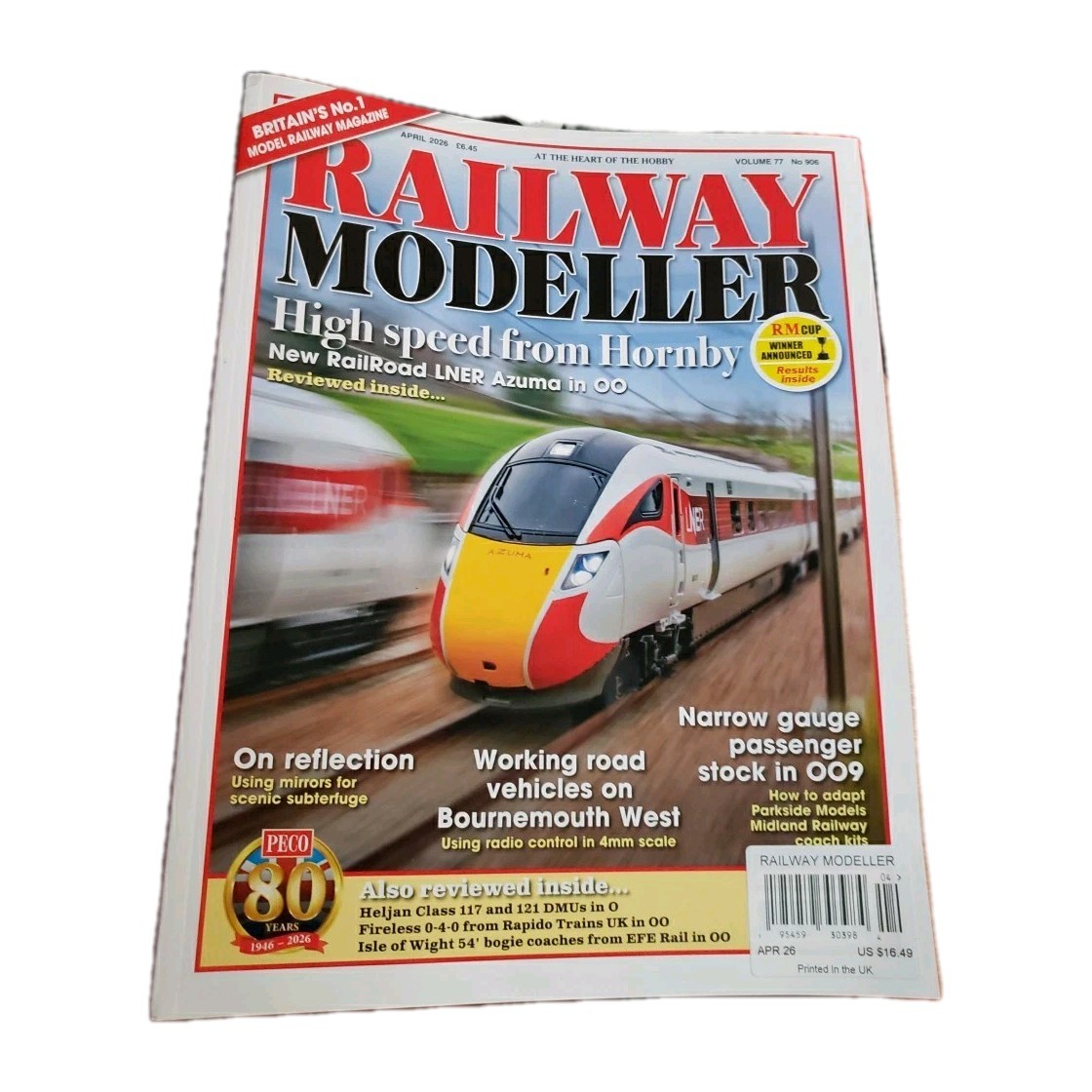 NEW **RAILWAY MODELLER MAGAZINE |APRIL 2026 | HIGH SPEED FROM HORNBY