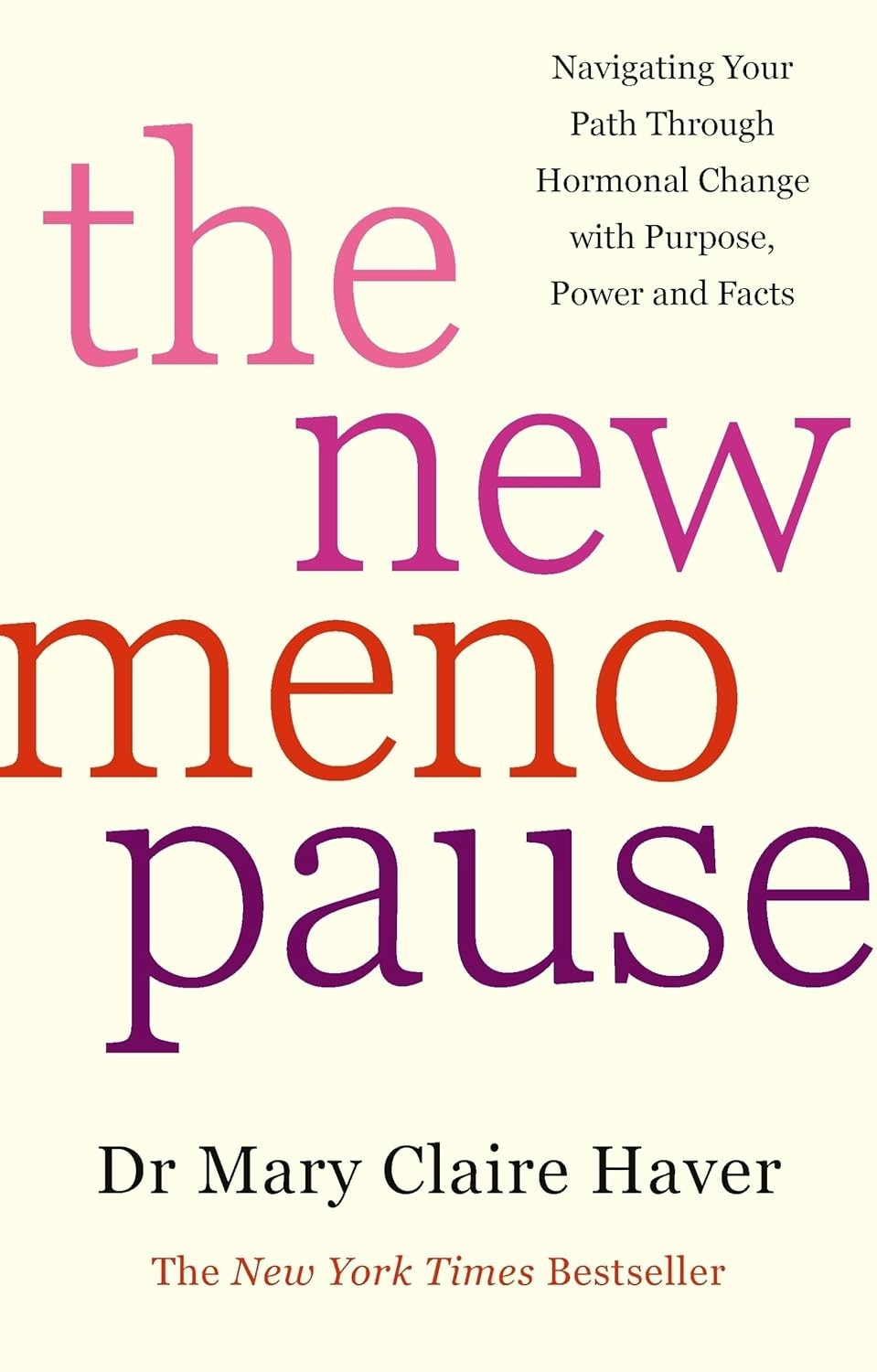 The New Menopause By Dr. Mary Claire Haver Paperback*