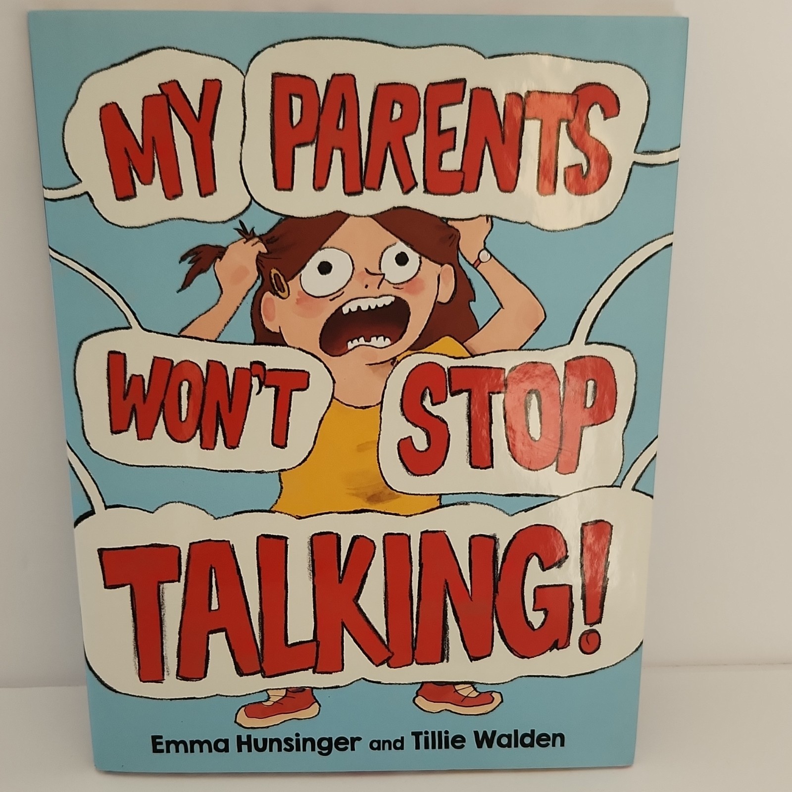 My Parents Won’t Stop Talking! (HB)by Hunsinger & Walden (Roaring Brook, 2022, P