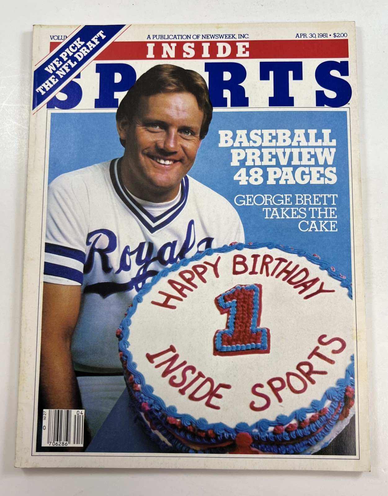 Inside Sports Magazine April 30, 1981 Featuring Greoge Brett MG32