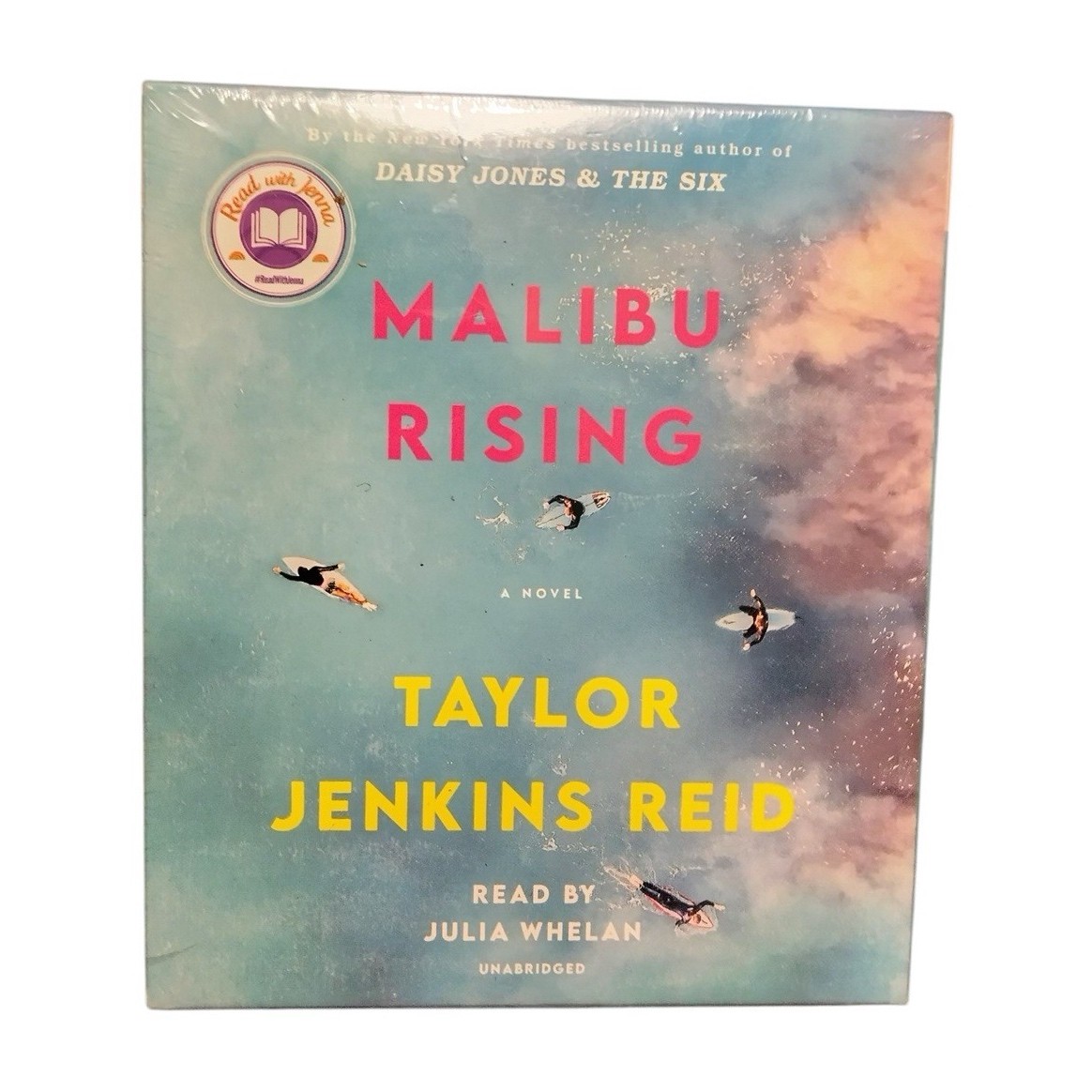 Malibu Rising Taylor Jenkins Reid Audiobook 9 CDs Unabridged Julia Whelan Box S…