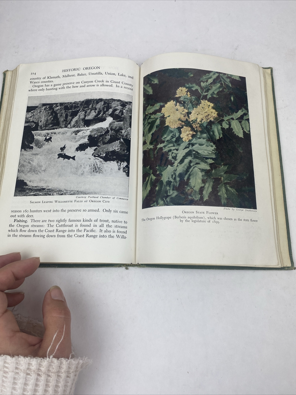 Historic Oregon Revised Ed. by Philip H Parrish (HB 1958) History Illustrated