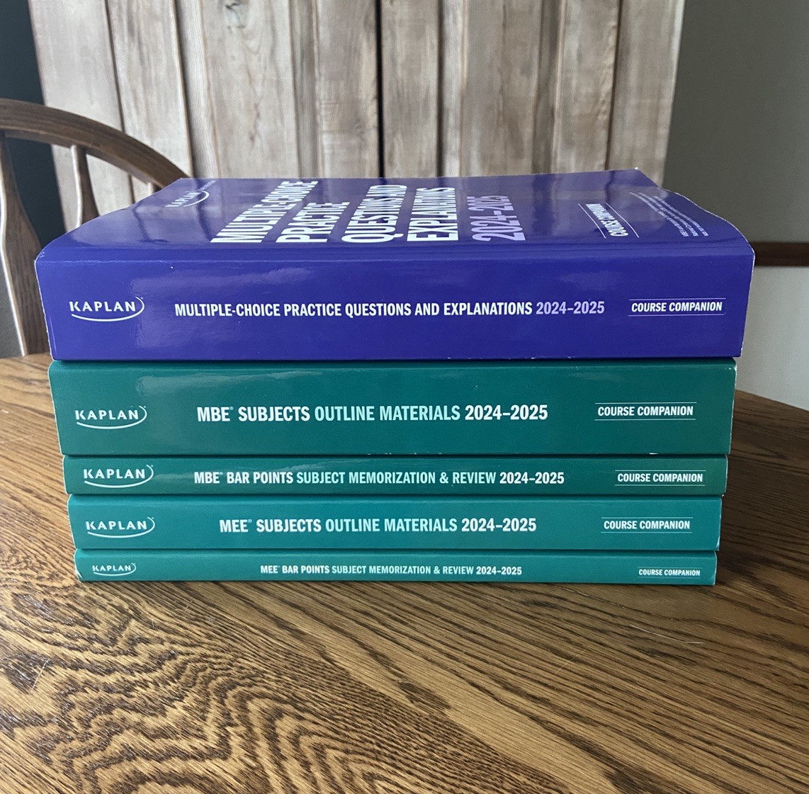 Kaplan Bar Prep 2024-2025: NEW; UBE; Complete Set