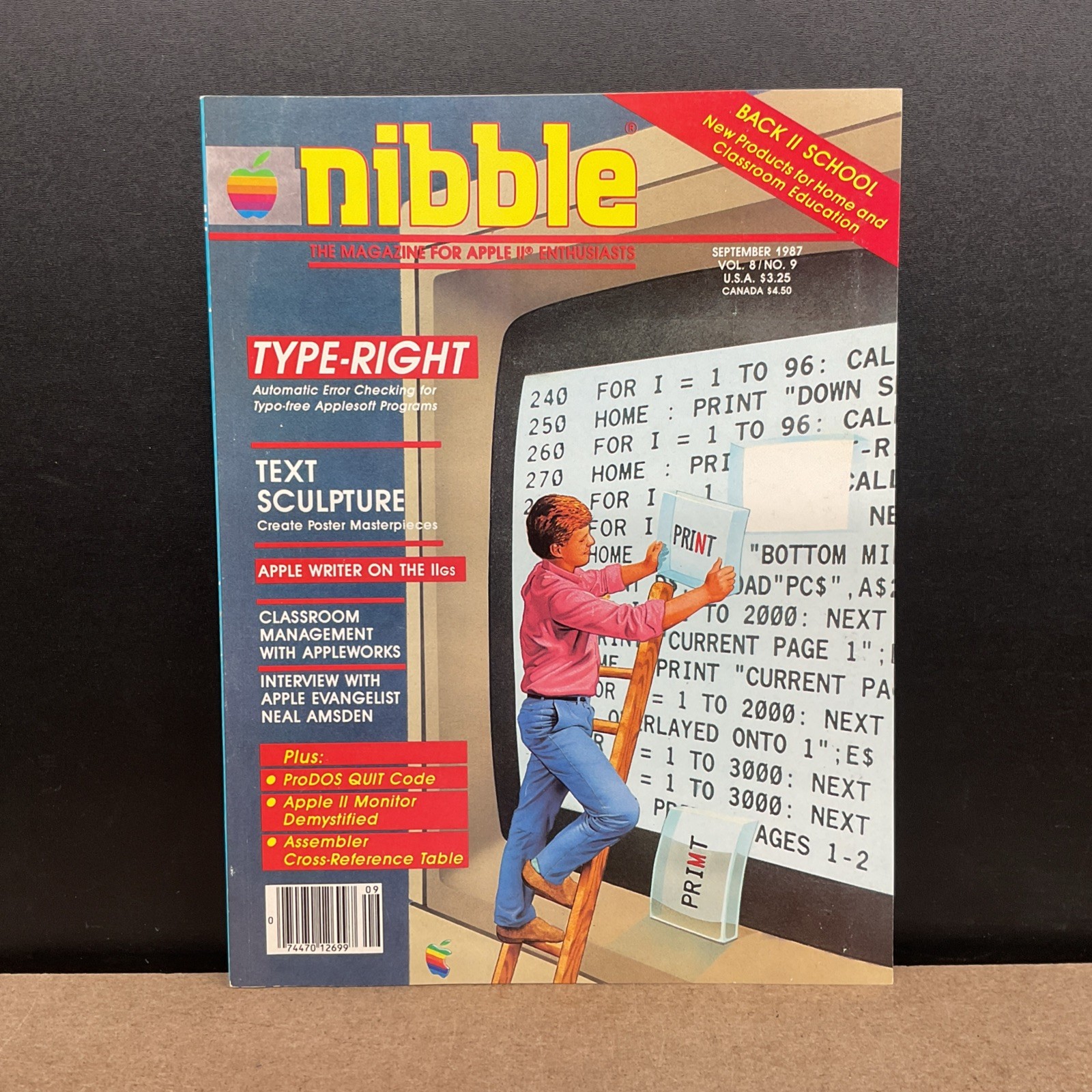 Apple Nibble The Magazine For Apple II Enthusiasts September 1987 Vol 8 No 9