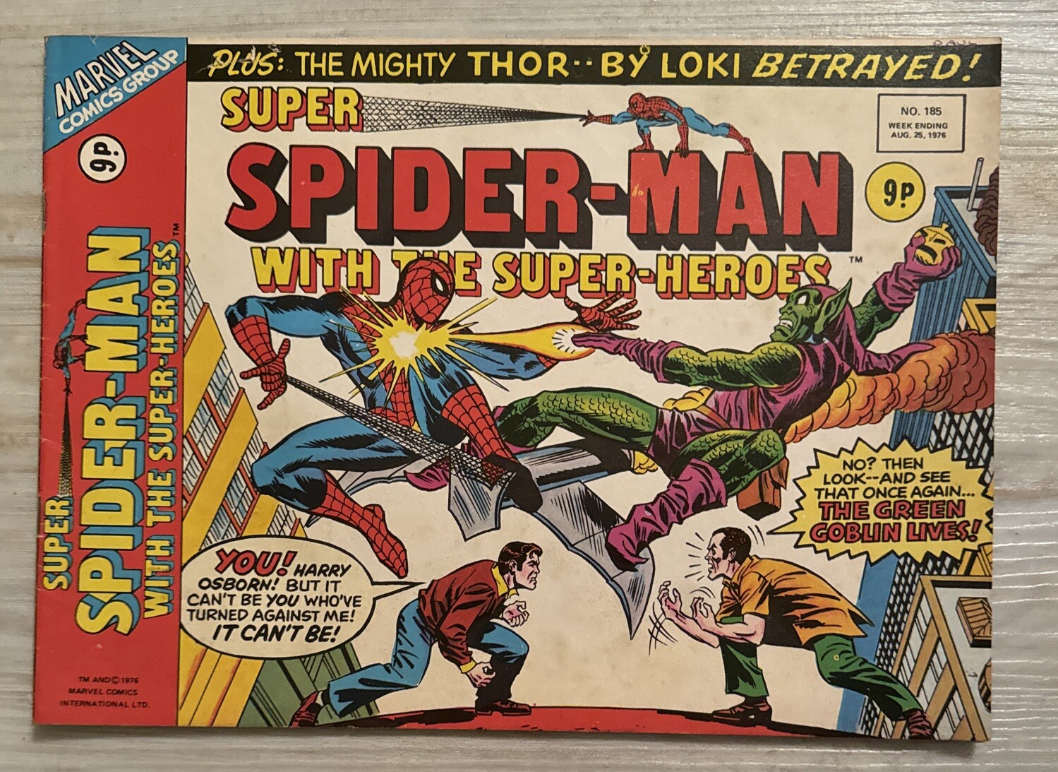 Spider-man & Superheroes Comics Weekly 181 182 183 – 190 Vintage Marvel UK 1976