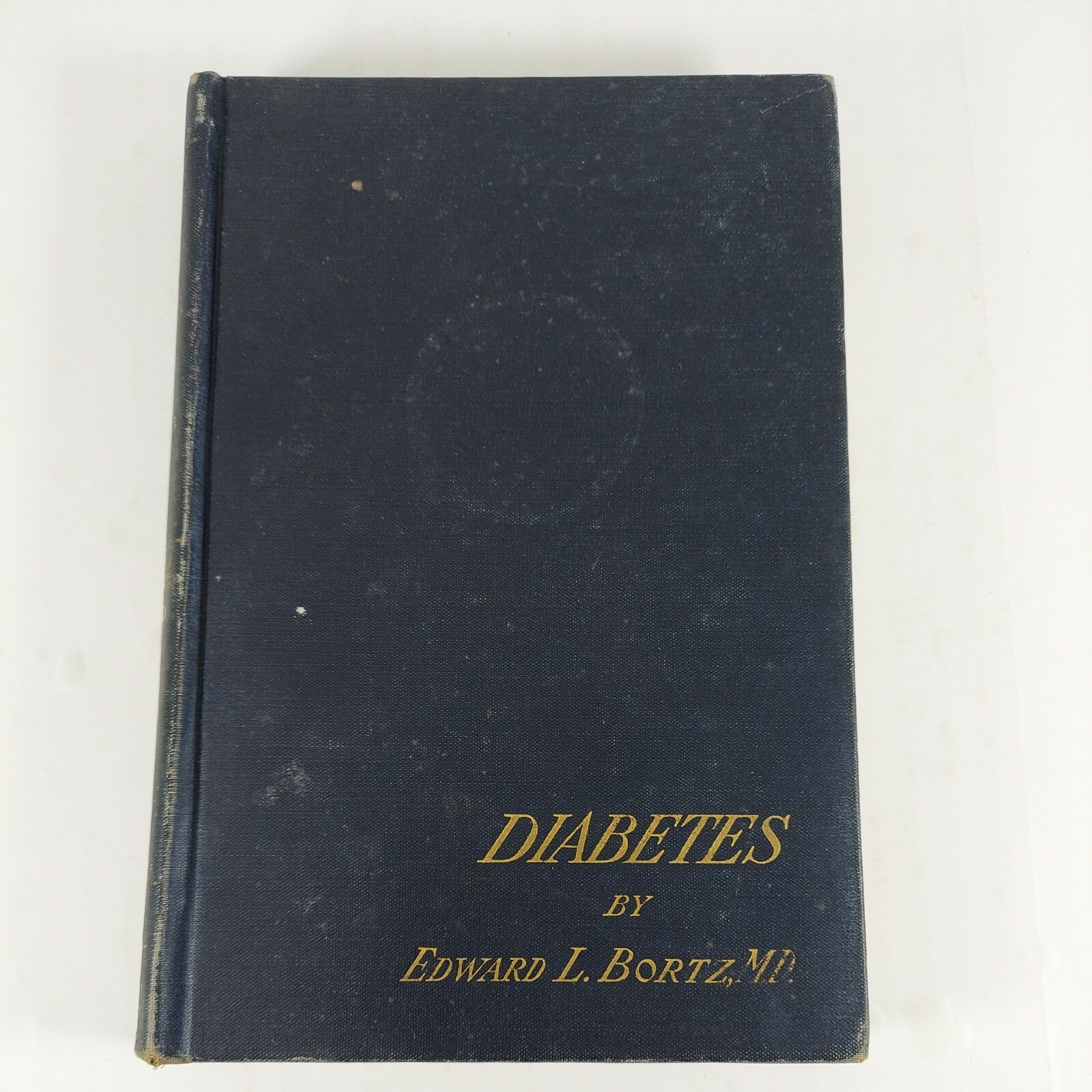 Diabetes 3rd Ed. Revised & Illustrated, 1944 by Edward Bortz HC Ex-Library