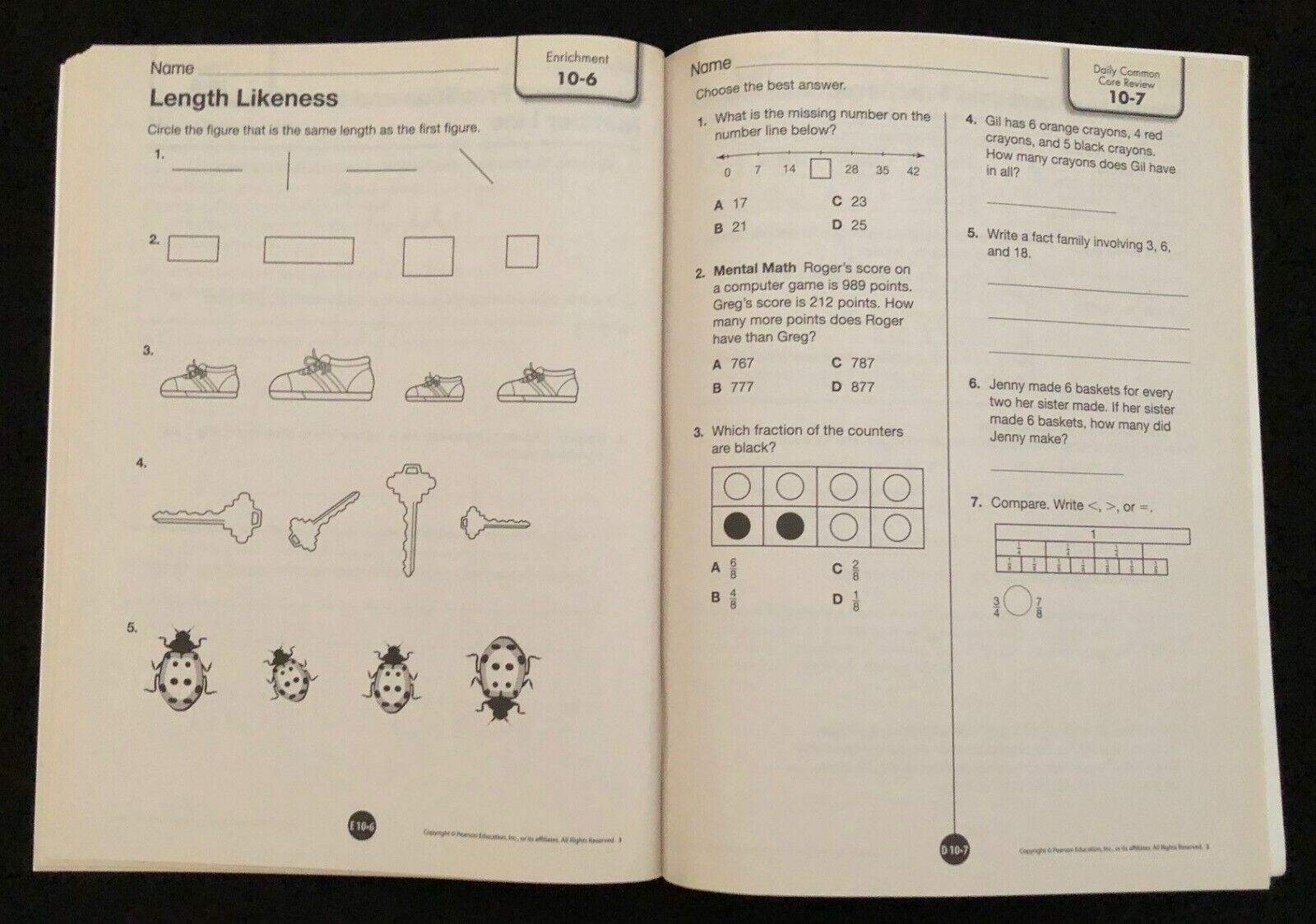 3rd Grade – TEACHER’S RESOURCE MASTERS (5 book set) (2012, Pearson)