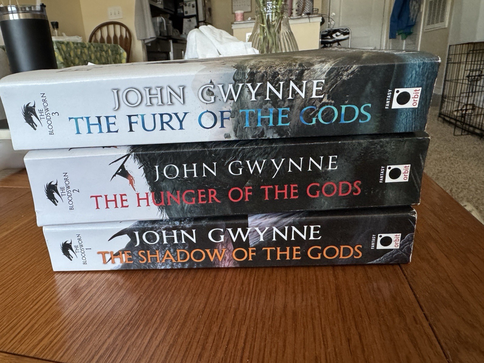 The Bloodsworn Trilogy John Gwynne Shadow Hunger Fury Of The Gods 3 PB Set