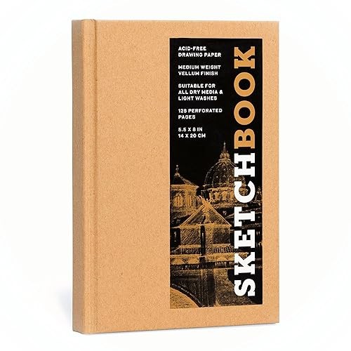 Sketchbook (Basic Small Bound Kraft) (Sterling Sketchbooks) – Hardcover – GOOD