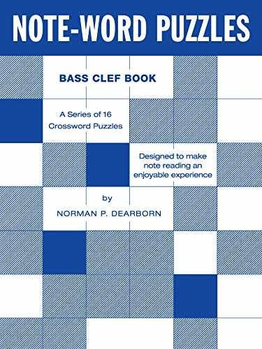 Note-Word Puzzles: Bass Clef – Paperback, by Dearborn Norman P. – Acceptable n