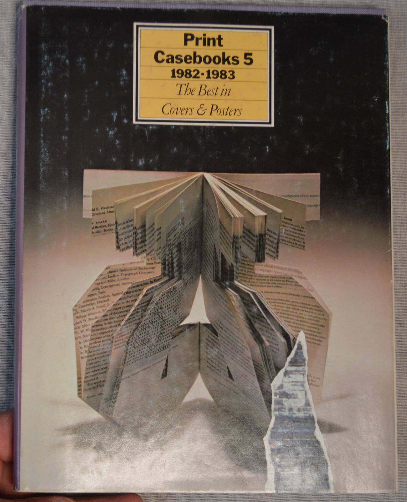 Print Case Books 5 1982-1983 Best In Covers And Posters