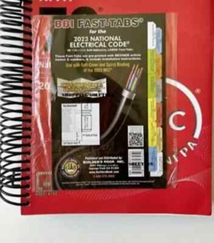 NFPA 70 National Electrical Code NEC 2023 Edition Spiral+BBI Fast Tab USA STOCK.