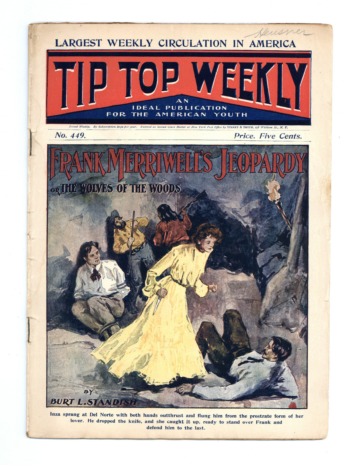 Tip Top Weekly #449 GD 1904 Low Grade