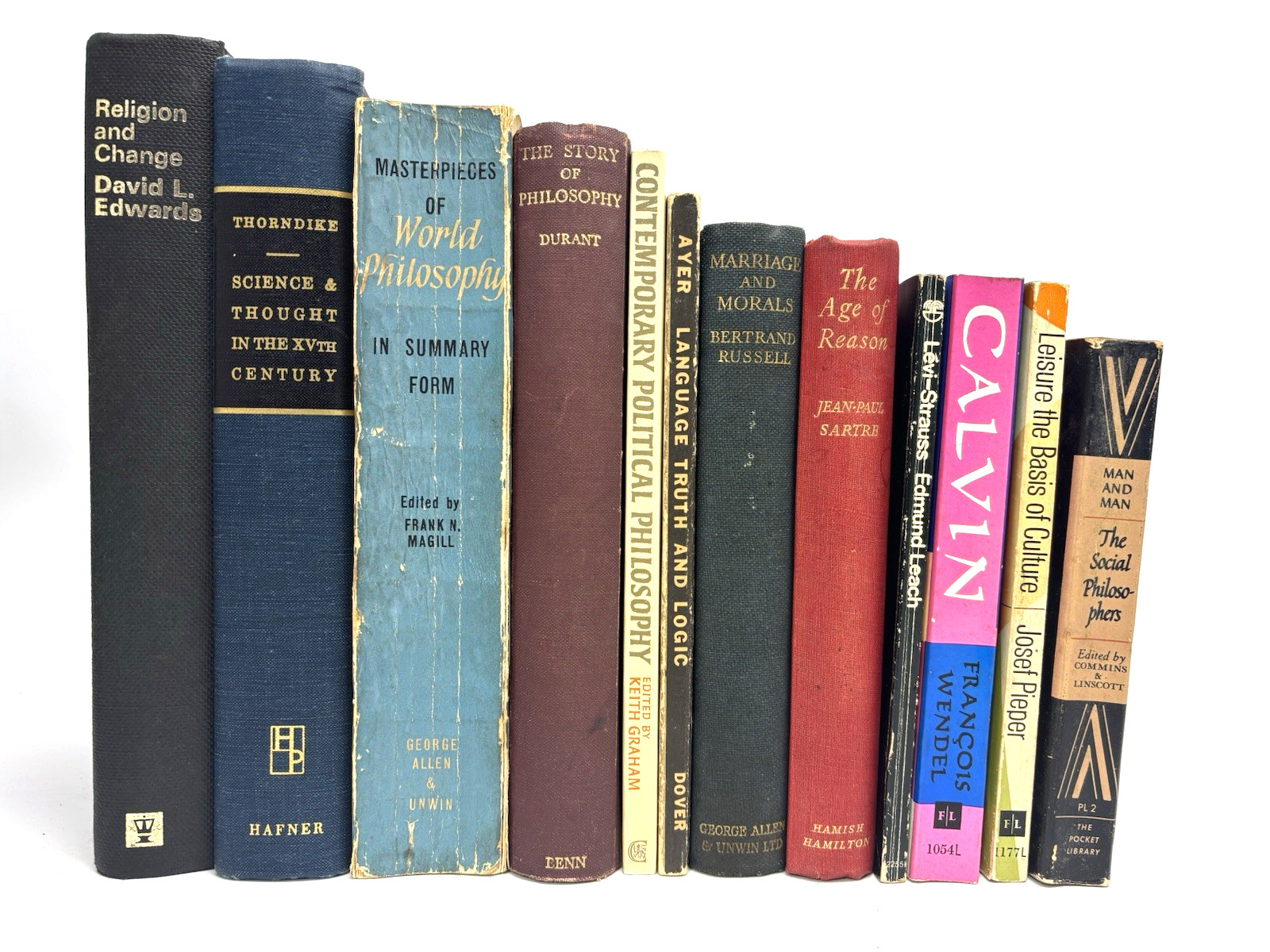 Collection of 12 Vintage Philosophy Books