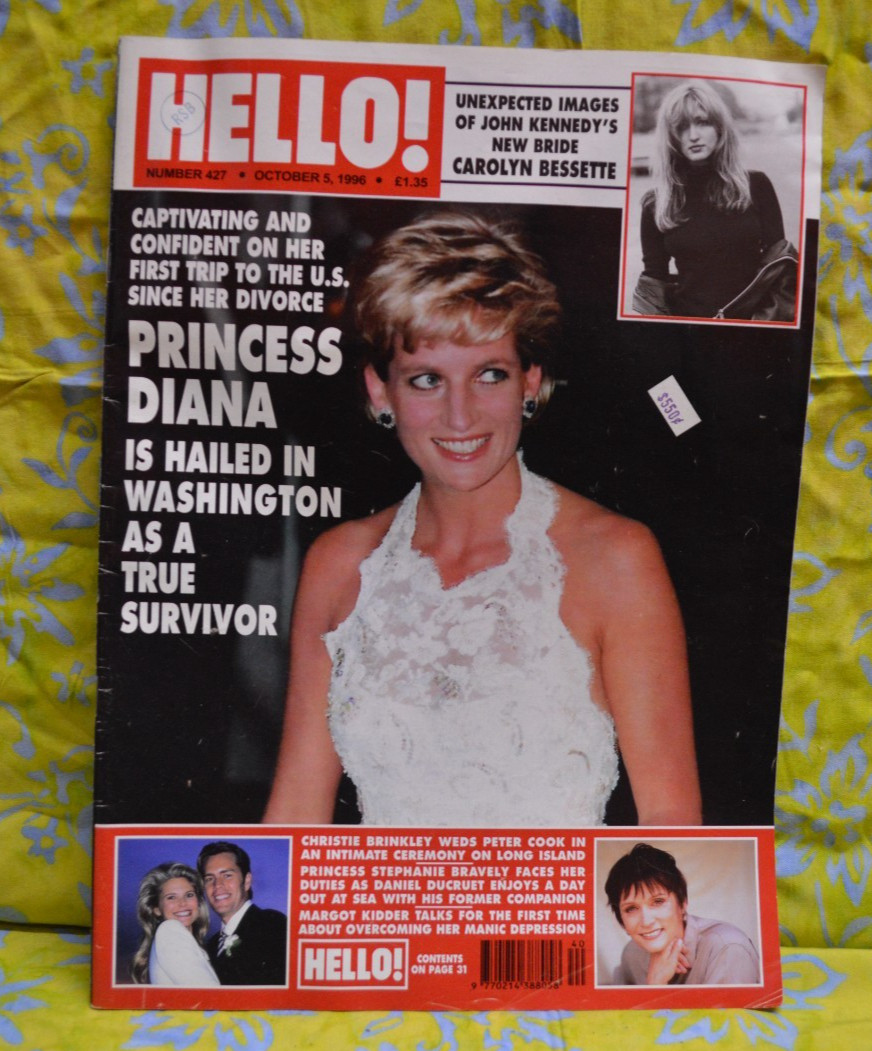 HELLO Magazine Oct 5 1996 Princess Diana Carolyn Bessette Issue
