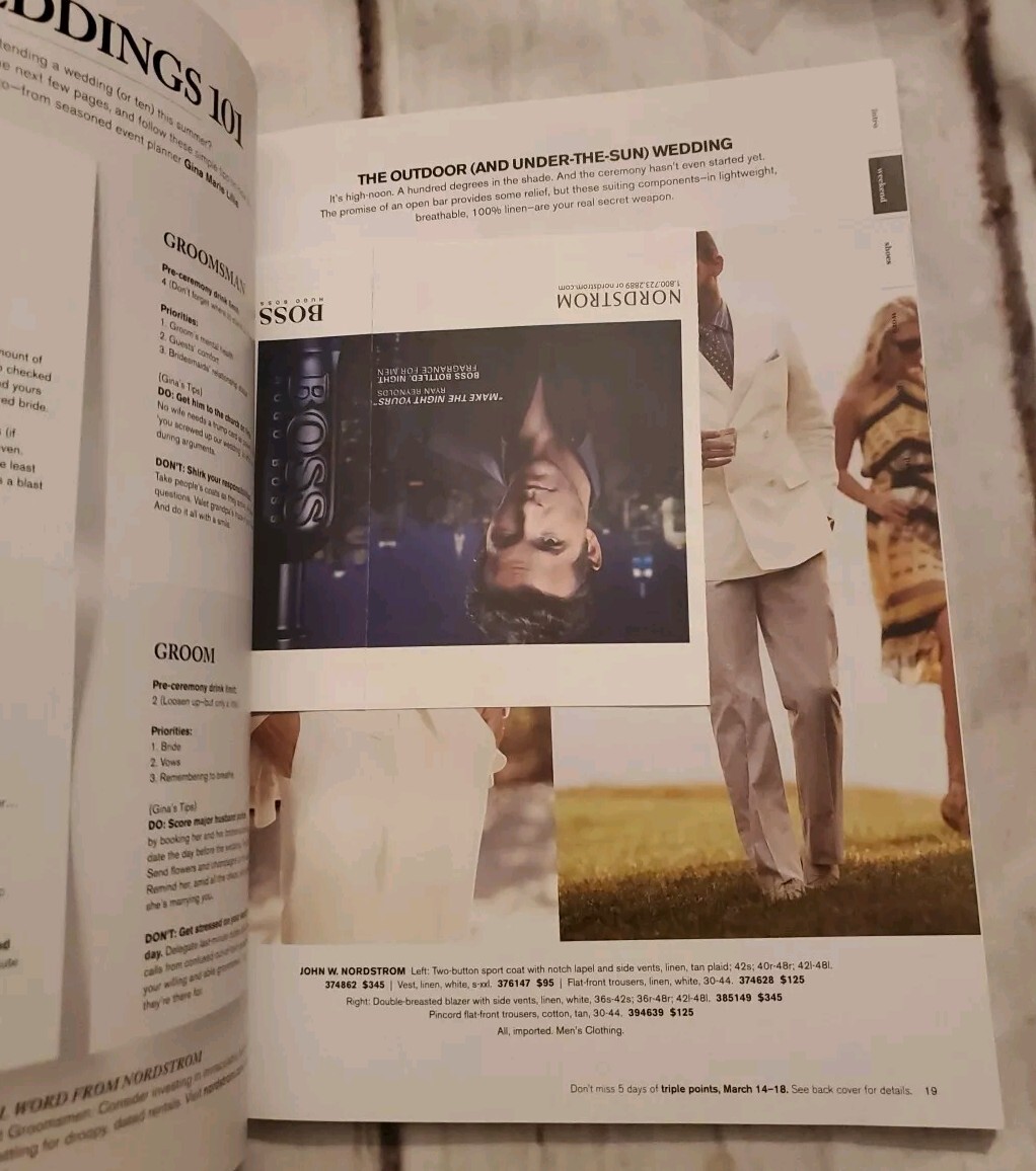 Nordstrom Catalog Look Book 2012 Spring Man’s Shop Source Book
