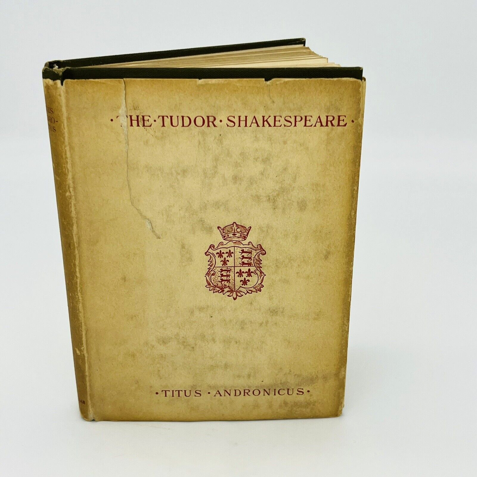 The Tudor Shakespeare TITUS ANDRONICUS 1913 with Book Cover 6in x 4.25in