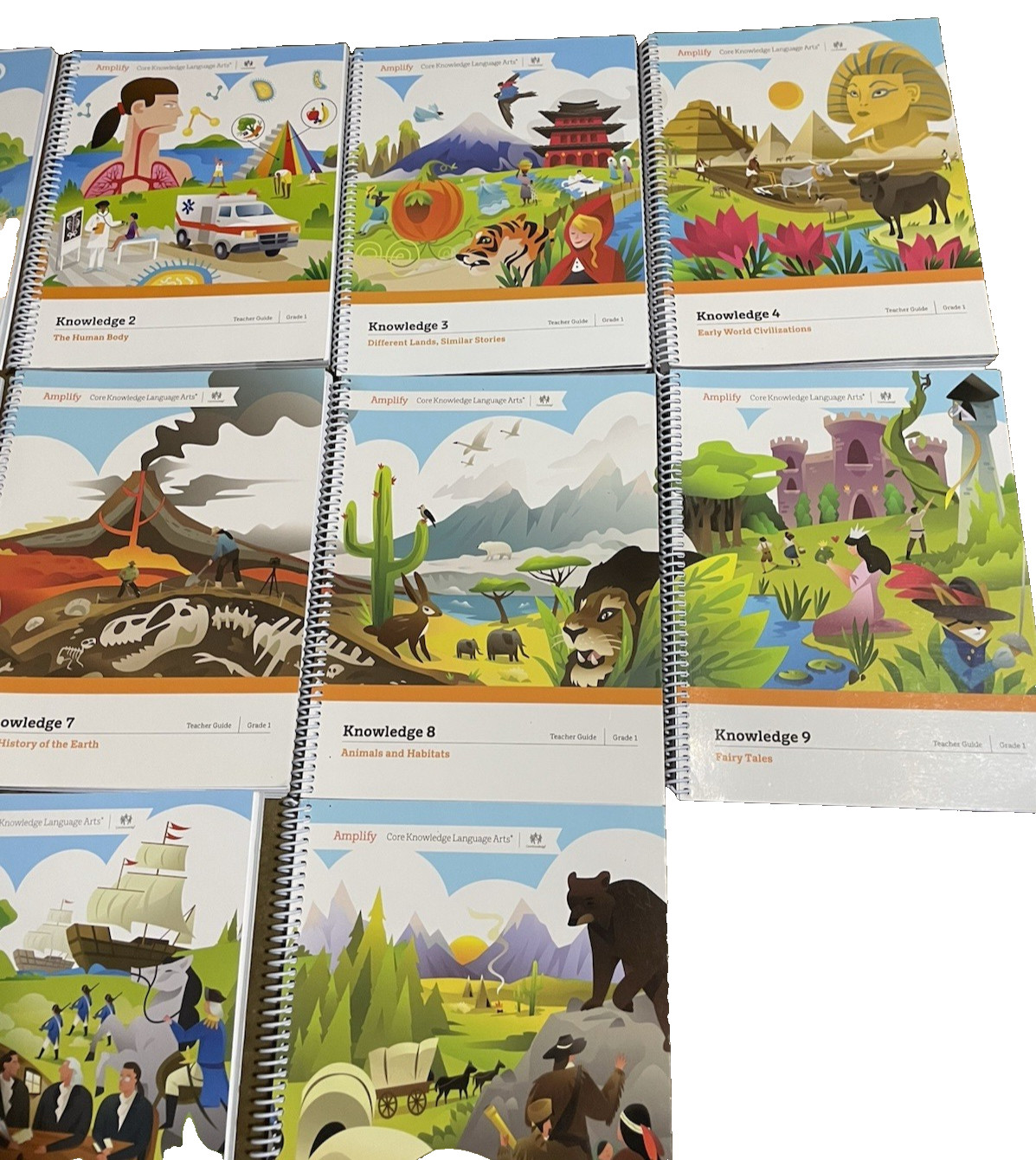 Amplify Core Knowledge Language Arts Grade 1 NEW Teacher Manual Set of 10 Books