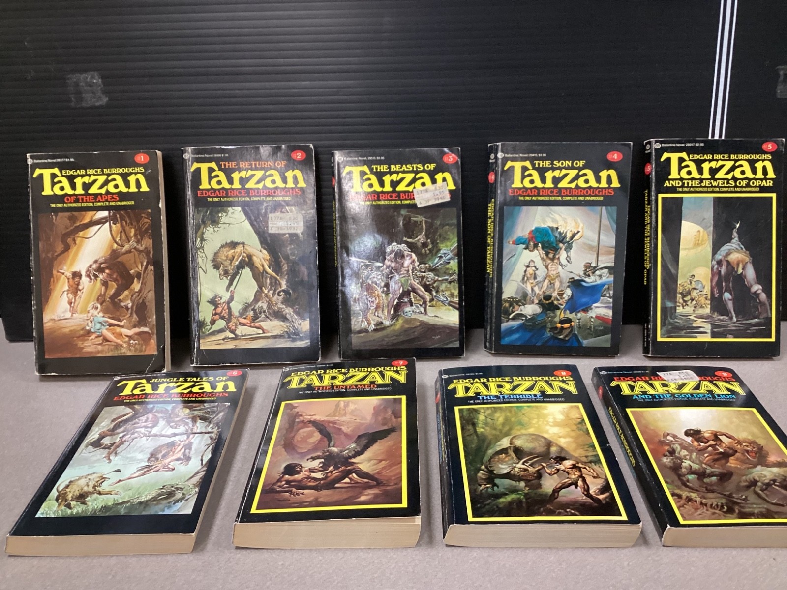 TARZAN PAPERBACK SERIES 1-9