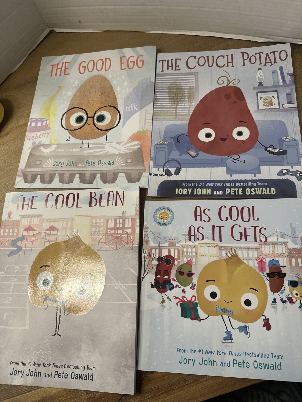 Jory John Children’s Book Lot Couch Potato Hood Egg As Cool As…Cool Bean Lot 4
