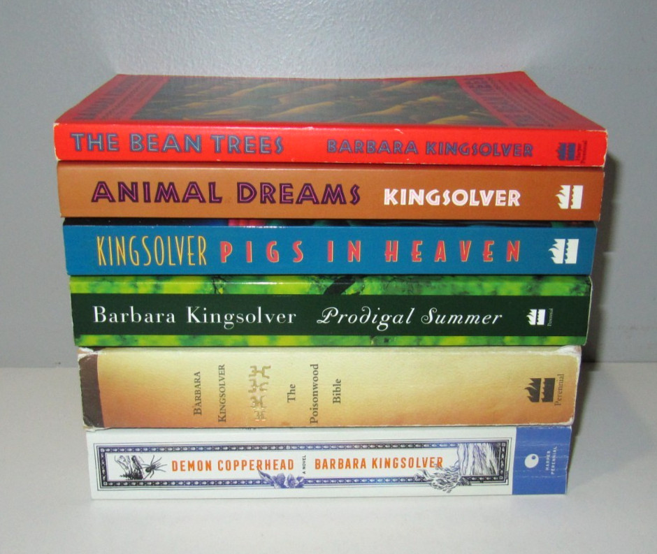 Lot of 6 Barbara Kingsolver books TPB Demon Copperhead Poisonwood Bible Bean Tre