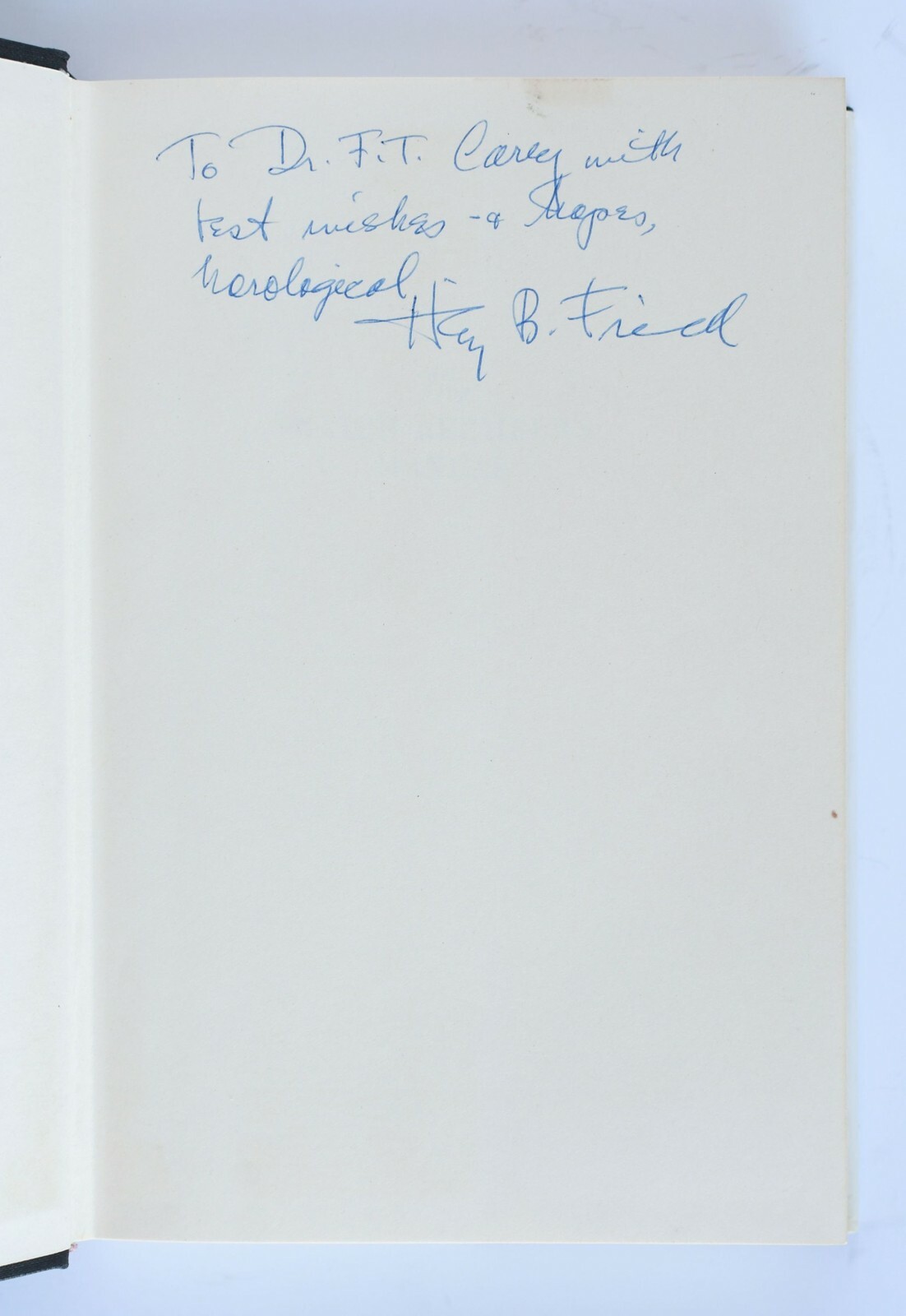 The Watch Repairer’s Manual by Henry B. Fried SIGNED Hardcover with Dust Jacket