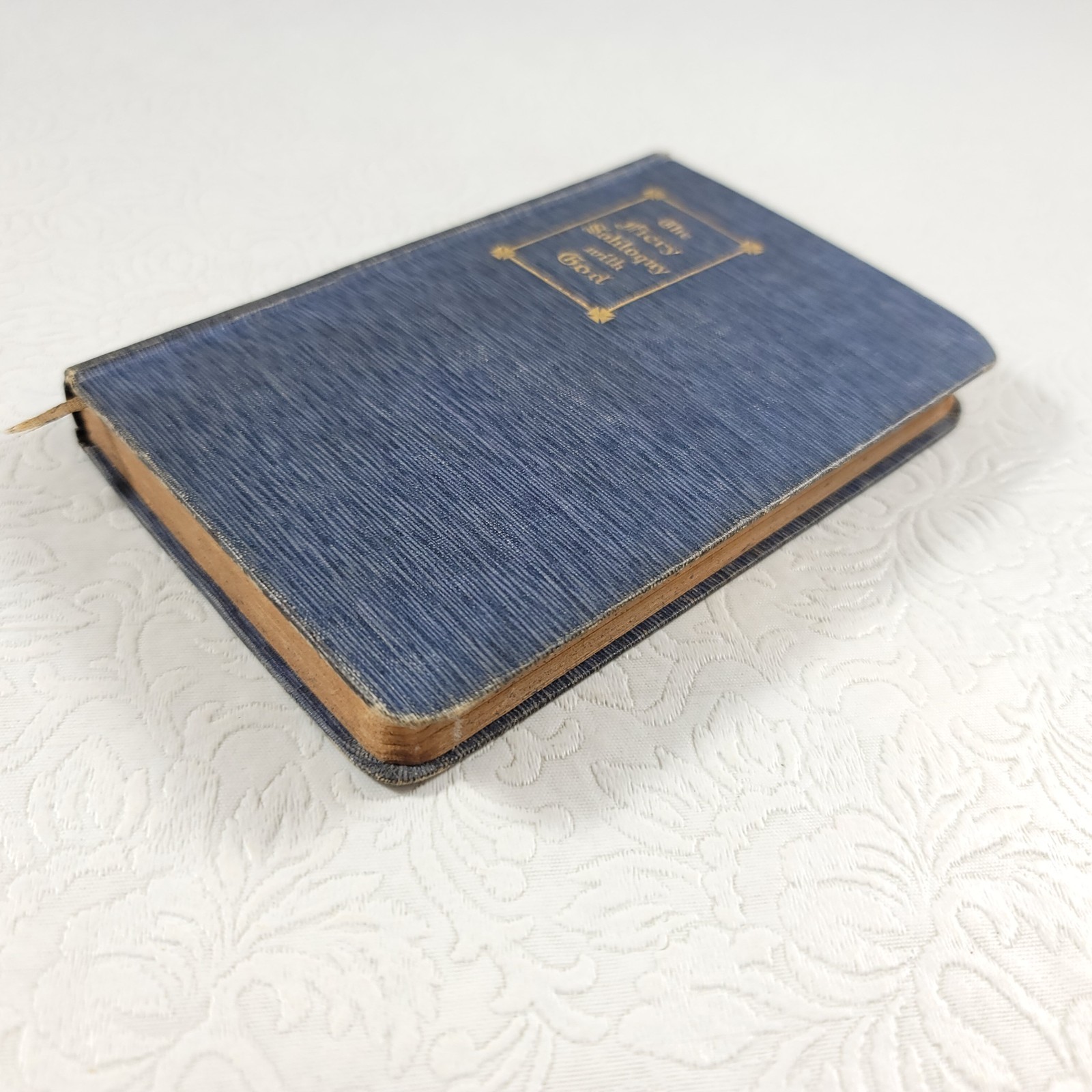 1921 The Fiery Soliloquy With God / Benziger Brothers / Antique Book RARE