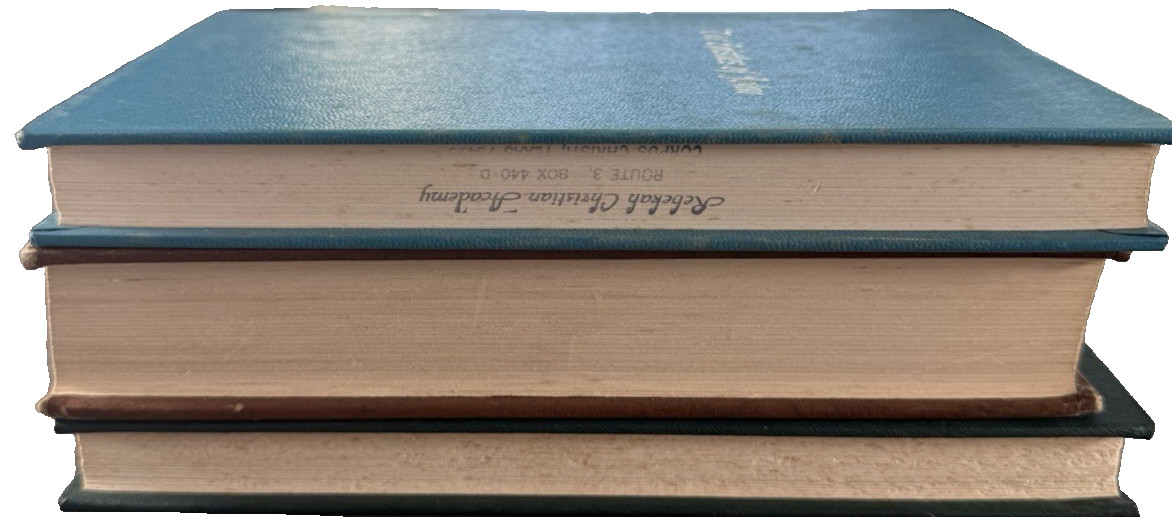 Oliver B Greene Bible Commentary Lot Acts Epistles of John To Mother HC 3 Books