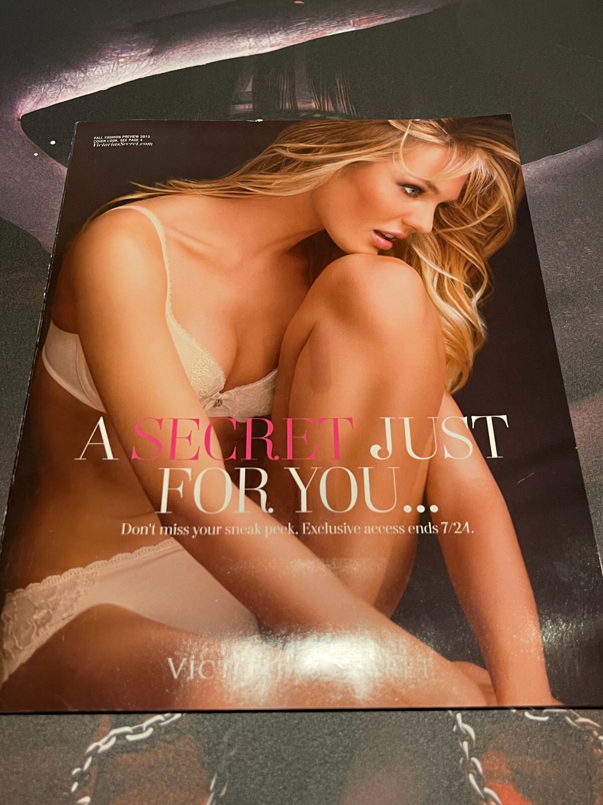 Victoria’s Secret Fall Fashion Preview 2013 Catalog L Candice Swanepoel Cover!