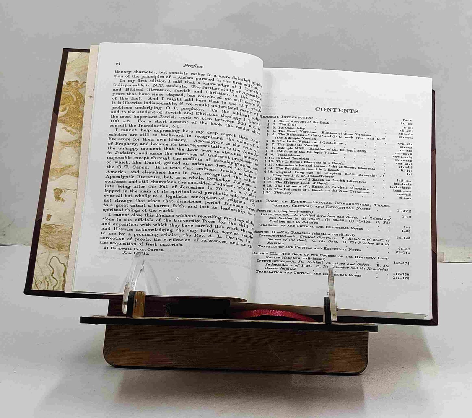 The book of Enoch, or 1 Enoch 1912 by R. H. Charles [Leather Crafted]