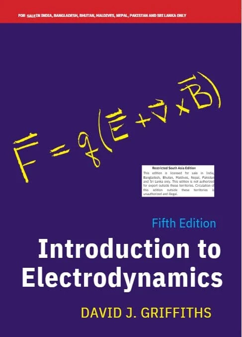 Introduction to Electrodynamics by David J. Griffiths, 5th Edition (Softcover)