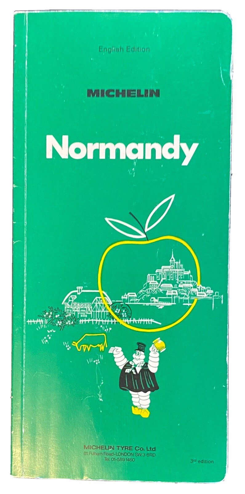 Michelin The Green Guide Normandy 1974 © 158 Pages Vintage
