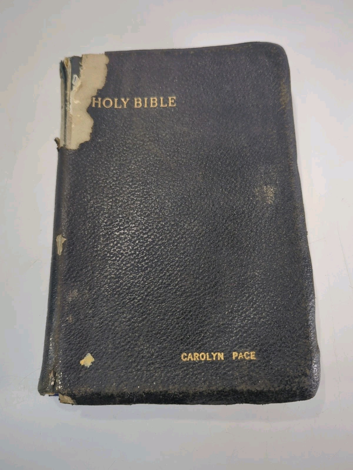 Vintage Holy Bible KJV Collins Clear Type 1957 Illustrated w/ Maps Great Britain