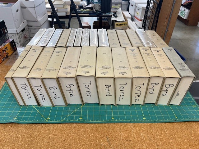 Mixed Set “CALIFORNIA COMPENSATION CASES” 26 bound vols. + 53 loose booklets VG