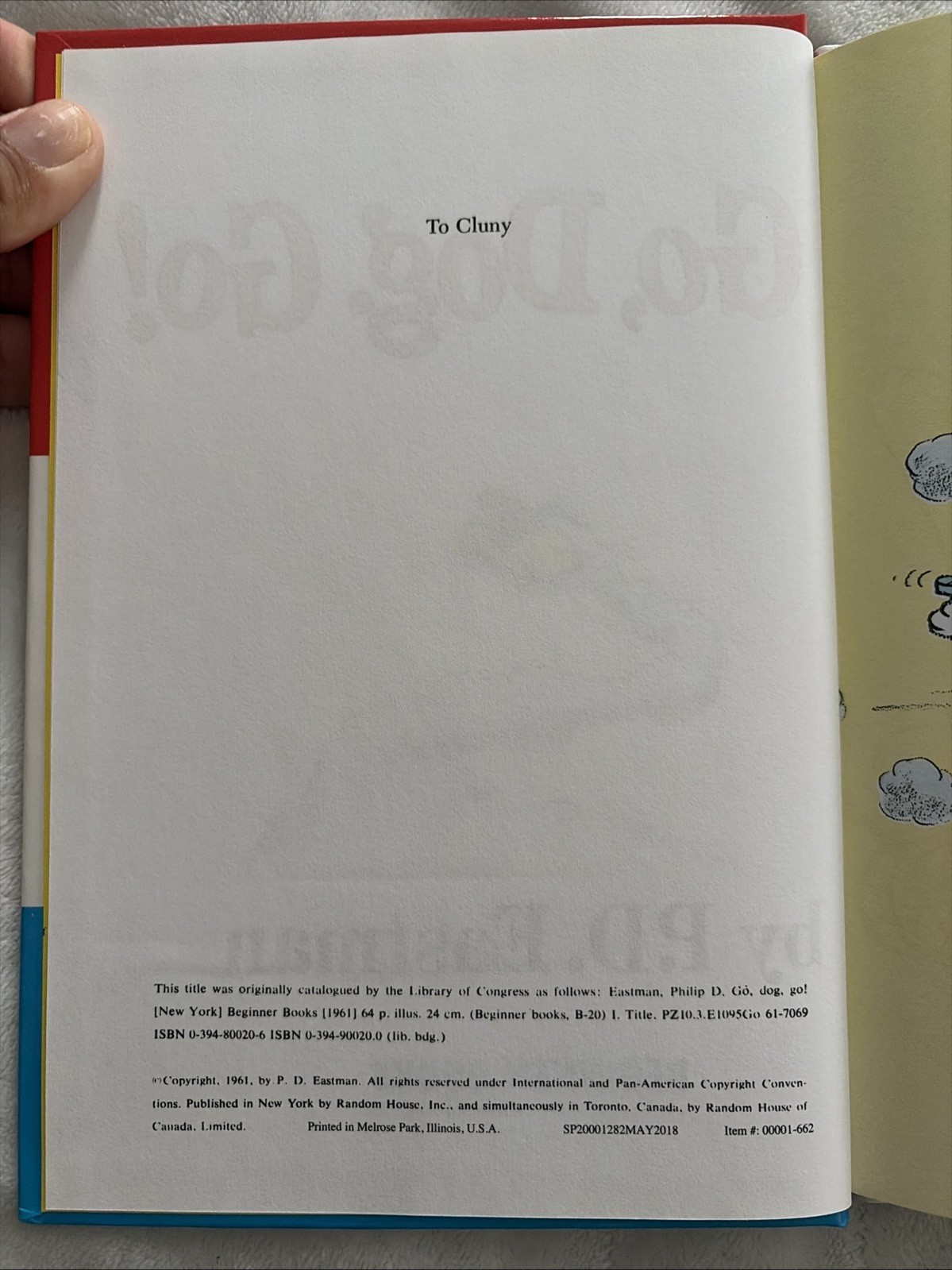 Go, Dog. Go! By P. D. Eastman (1961, Hardcover), Excellent Condition