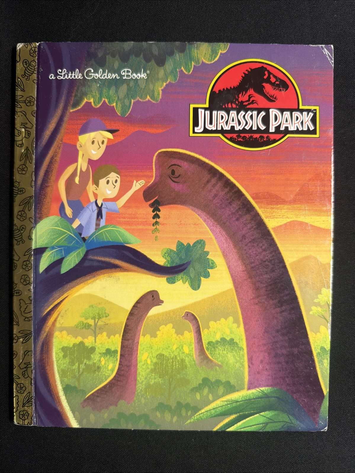 Vintage A Little Golden Book Jurassic Park! 2018 #7810